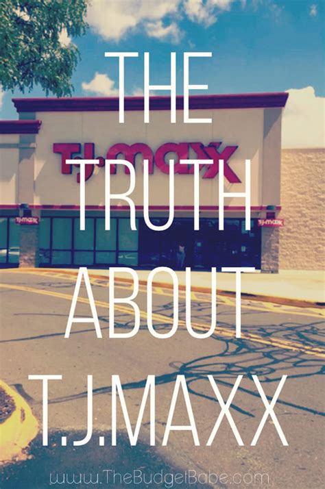 The Truth about TJ Maxx .